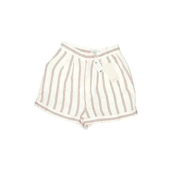 Joie Carvel Striped Shorts High Rise Porcelain Ivory White Size 4 - Picture 4 of 10